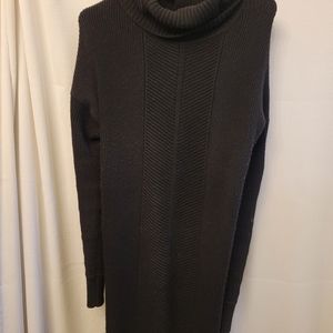 Athleta black knit dress